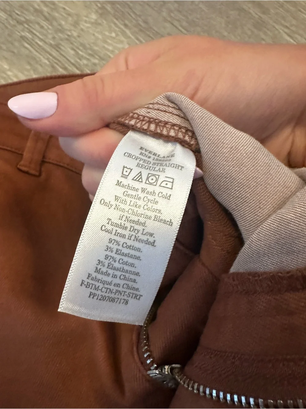 Everlane Straight Leg Crop Pants